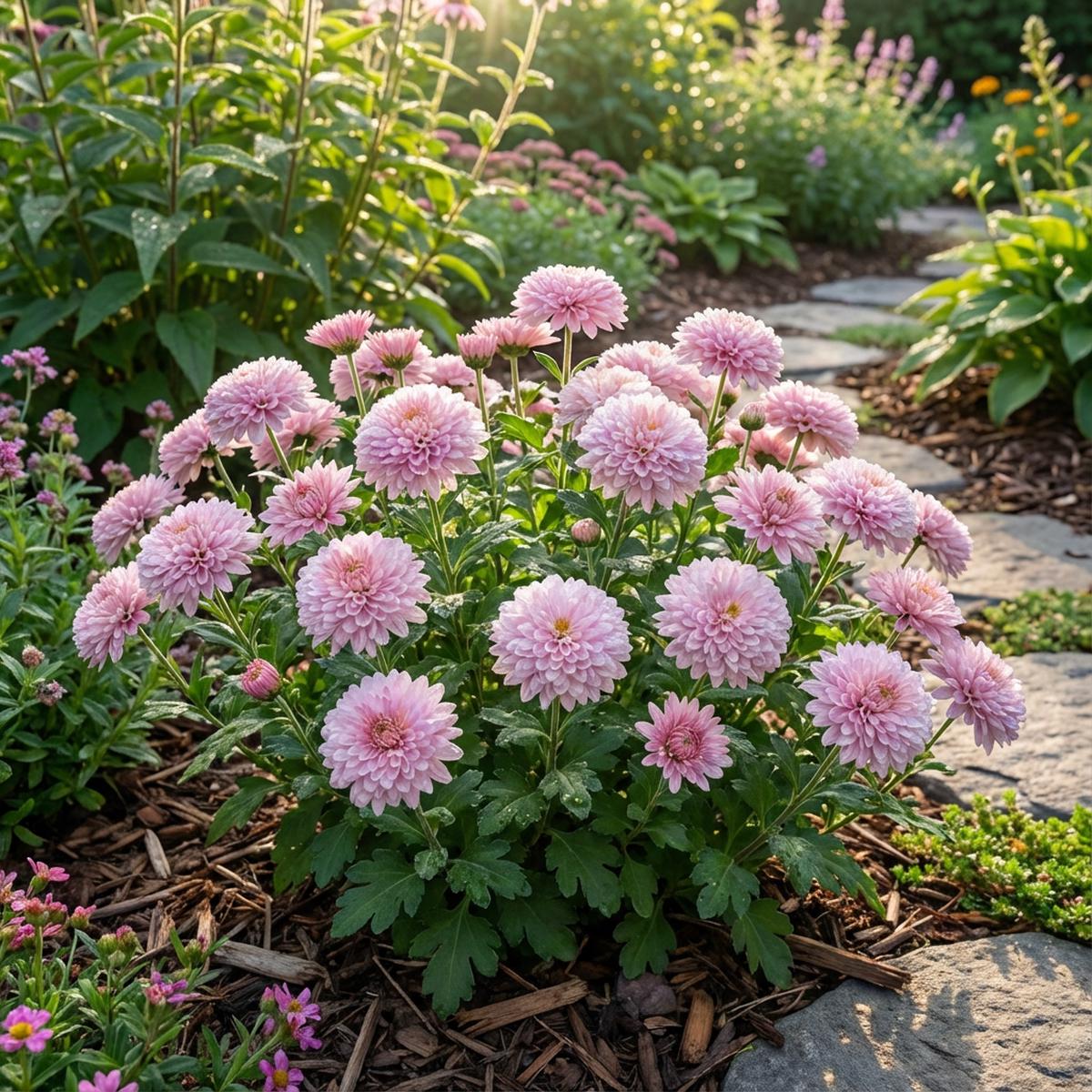 Light Pink Chrysanthemum Seeds for Planting
