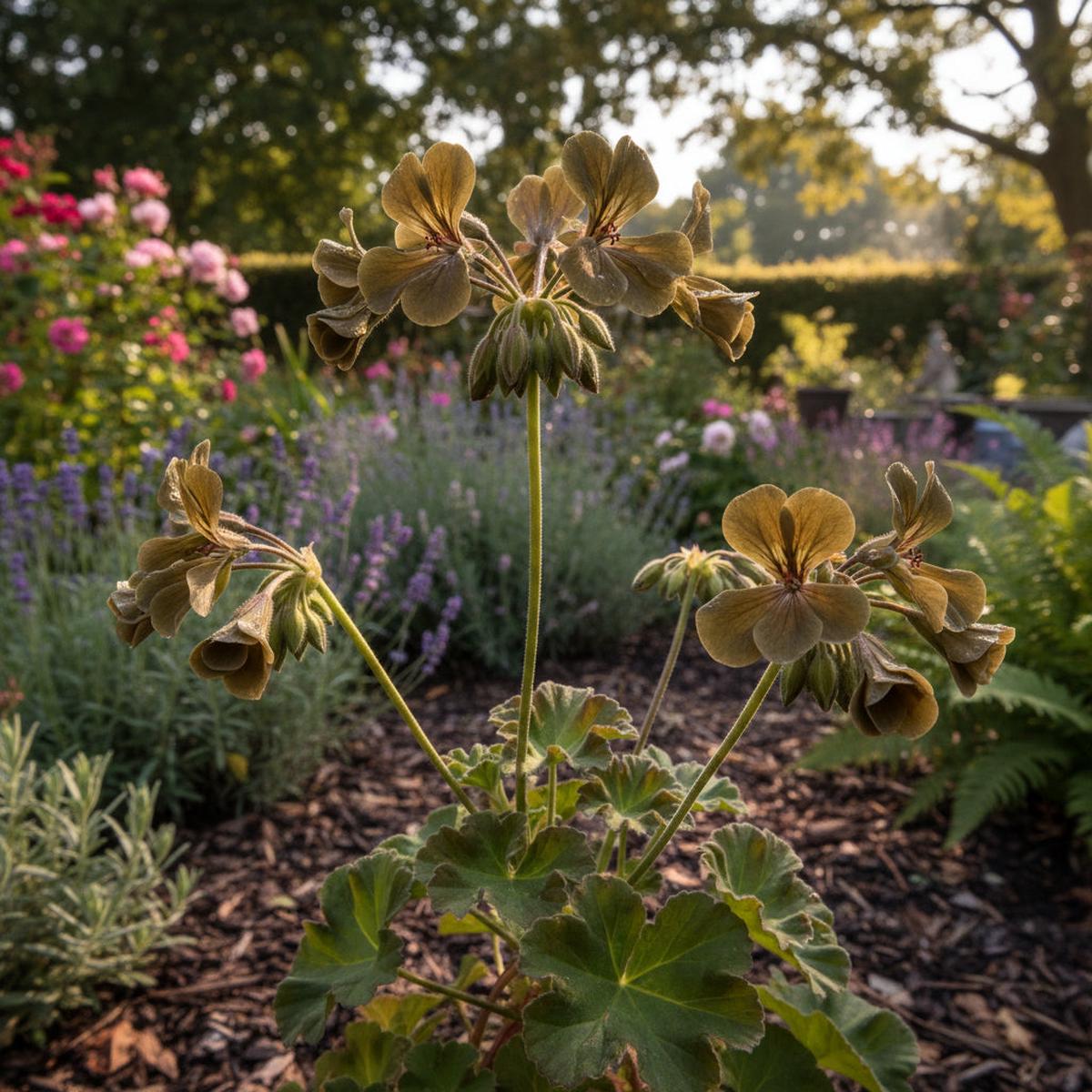 Univalve Geranium Planting Seeds Dark Khaki for a Touch of Elegance - Seeds for Stunning Floral Displays in Your Garden