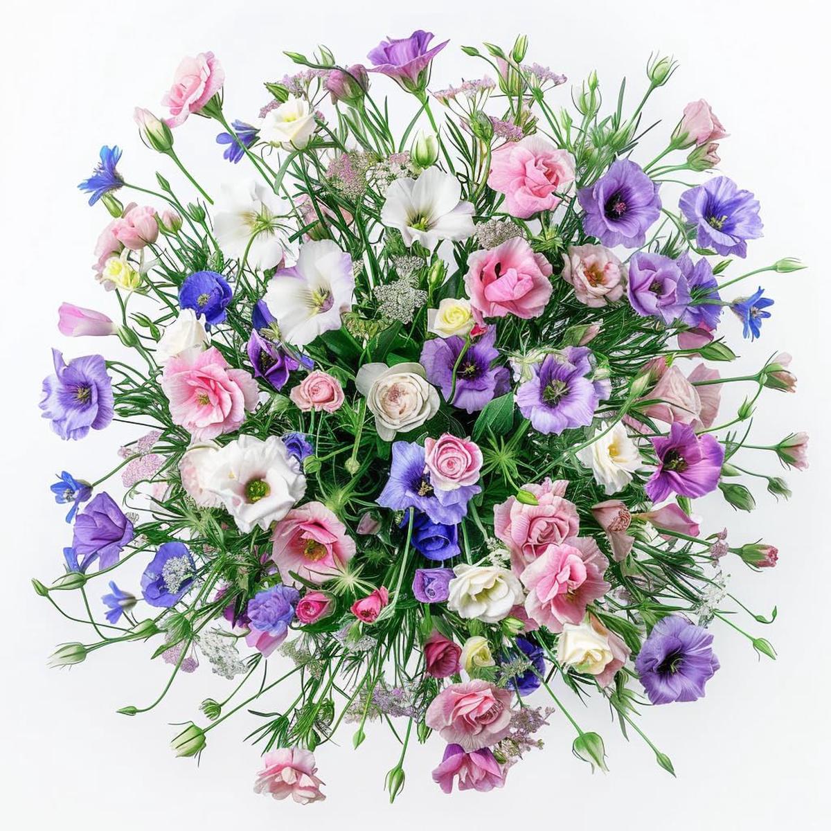 Mixed Lisianthus Flower seeds for Planting - Pollinator Friendly, Heirloom & GMO Free Seeds for Home Garden