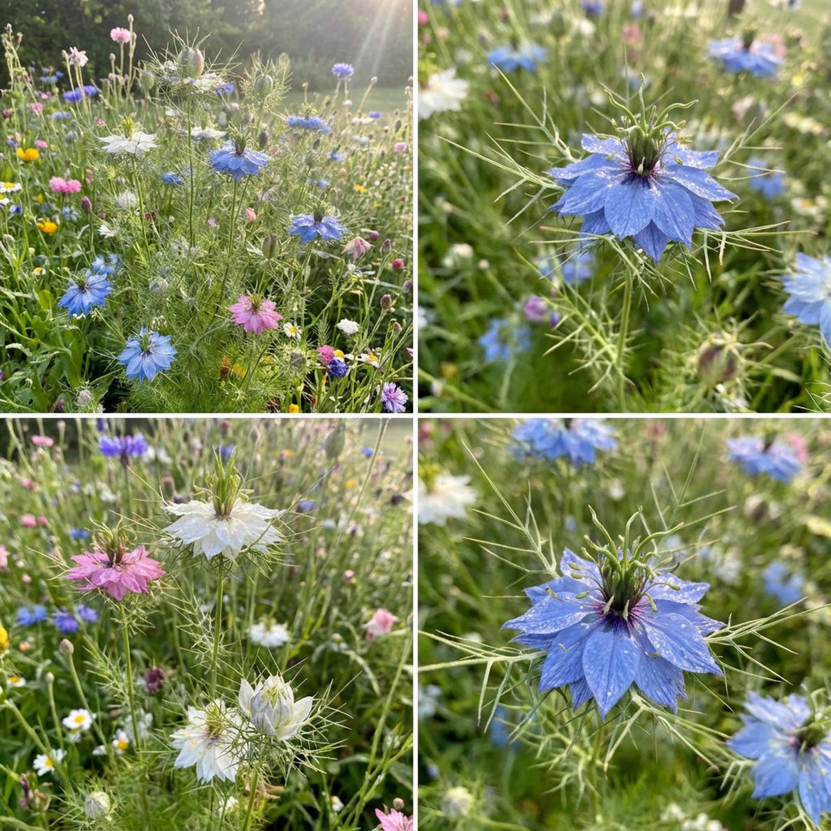 Mixed Nigella Damascena Seeds Easy to Grow Flower Seeds
