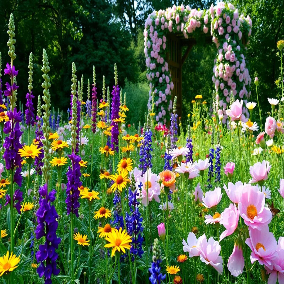 Perennial Flower Seeds for Planting  Garden Favorite, Heirloom & GMO Free Seeds for Home Garden
