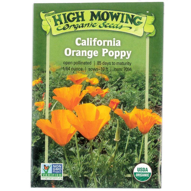 California Orange Poppy (Organic)