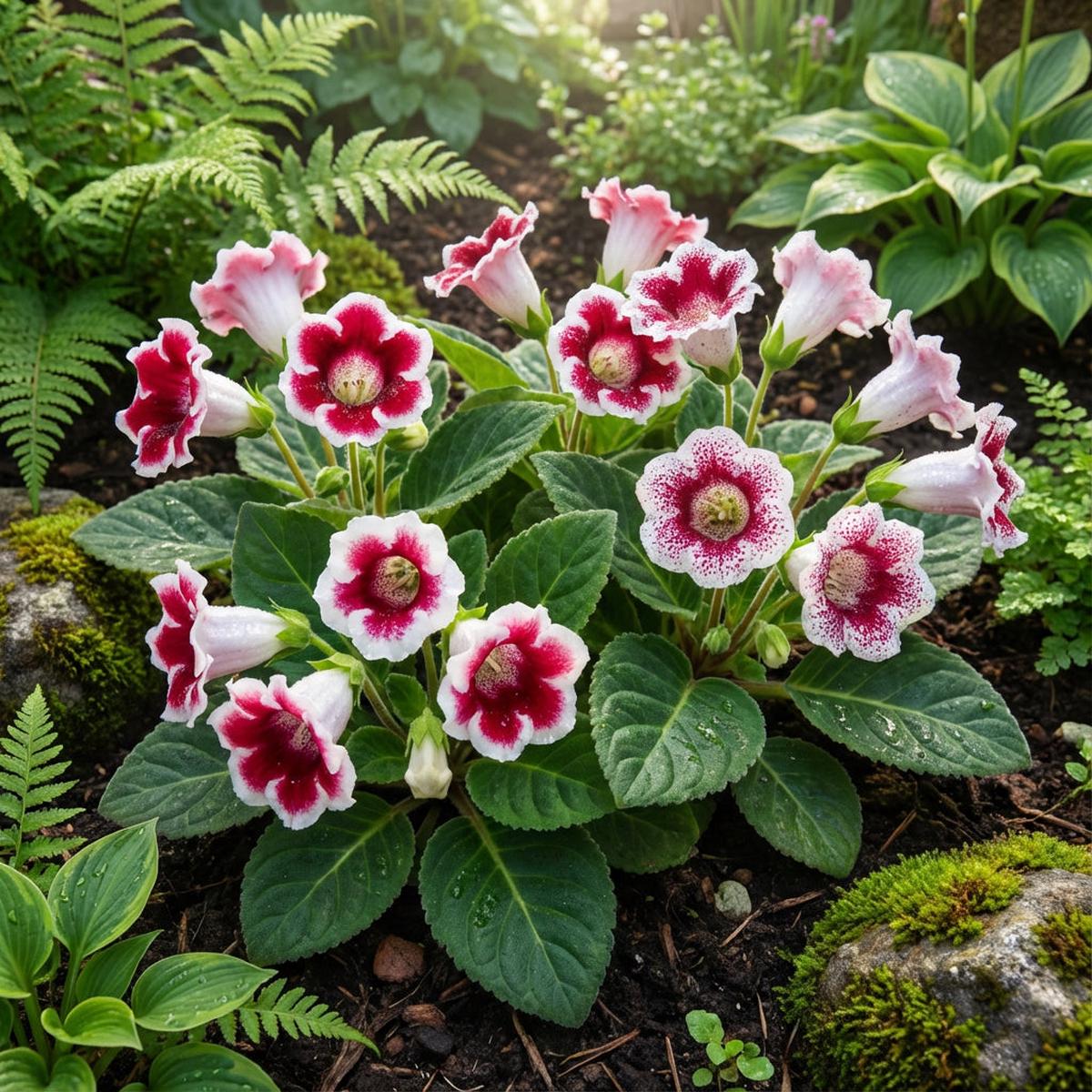 Gloxinia Flower Seeds for Planting: Add Colorful White and Red Charm to Your Garden