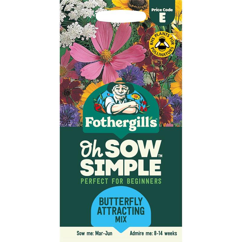 Oh Sow Simple - BUTTERFLY Annuals Mix Flower Seeds