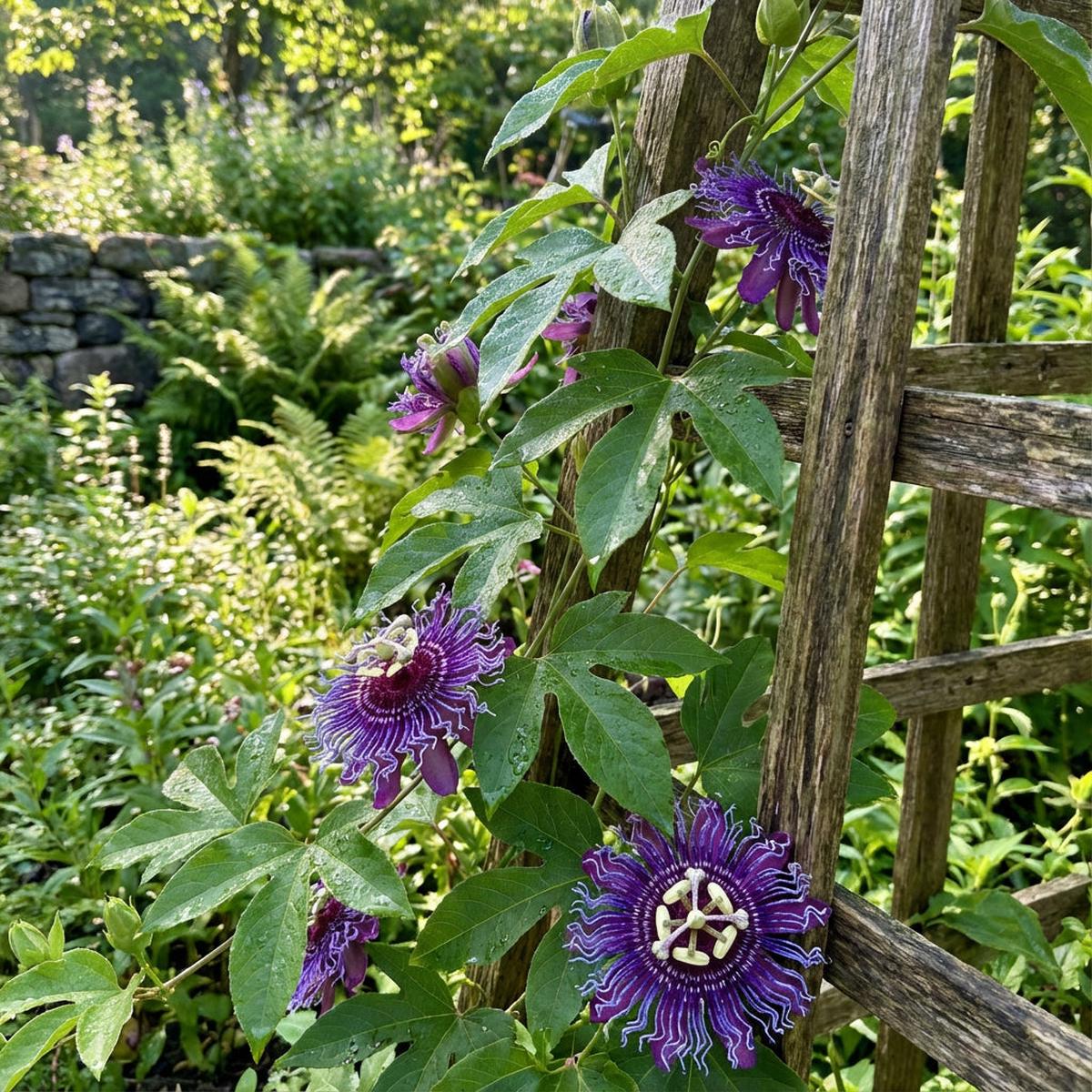 Passion Flower Seeds - Violet Blooms for Garden Planting
