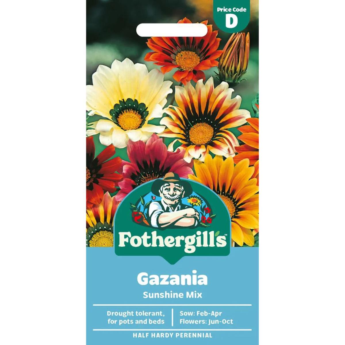 Mr Fothergill's Gazania Sunshine Mixed Seeds