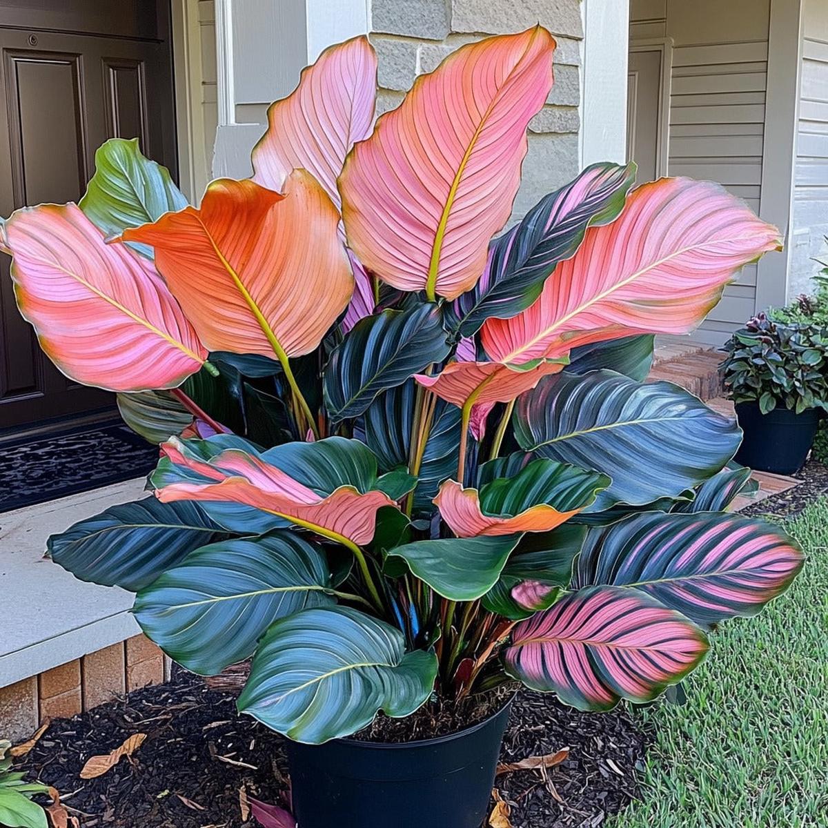Calathea Medallion Flower Seeds for Planting  Heirloom, Non-GMO, High Germination Organic Garden Seeds