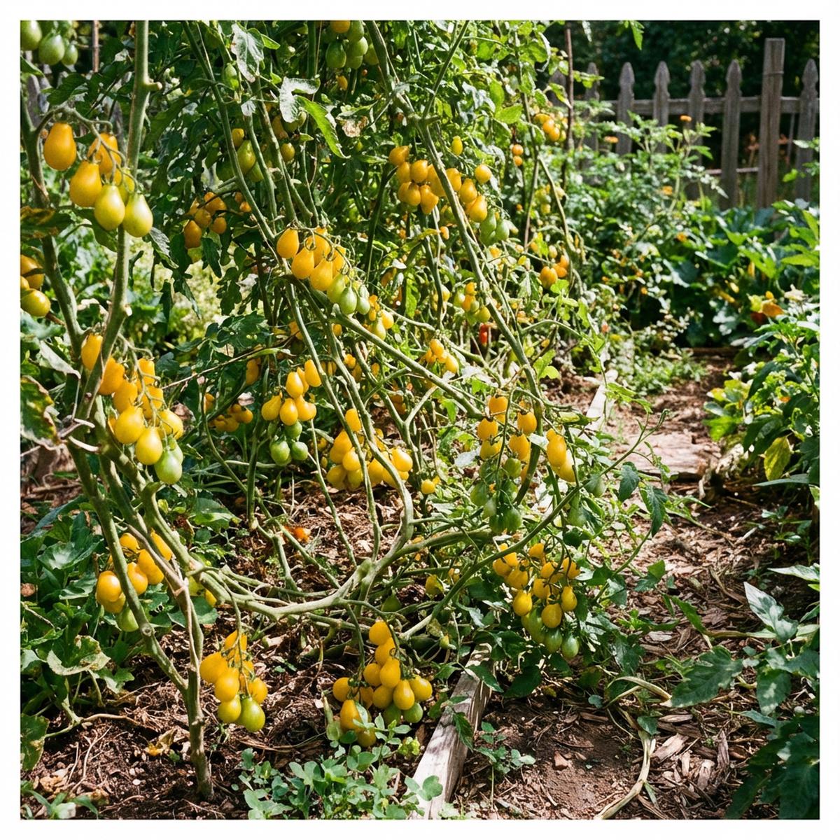 Yellow Pear Tomato Seeds  Organic Heirloom Mini Tomato for 2017