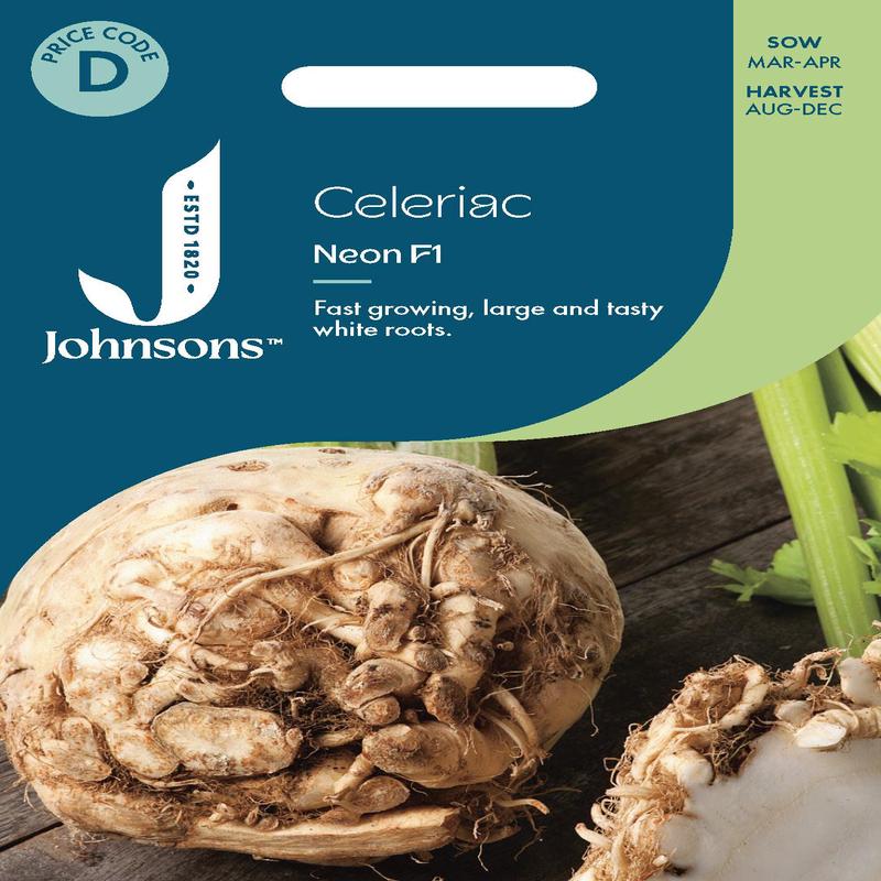 Johnsons - Celeriac Neon F1 - 250 Seeds