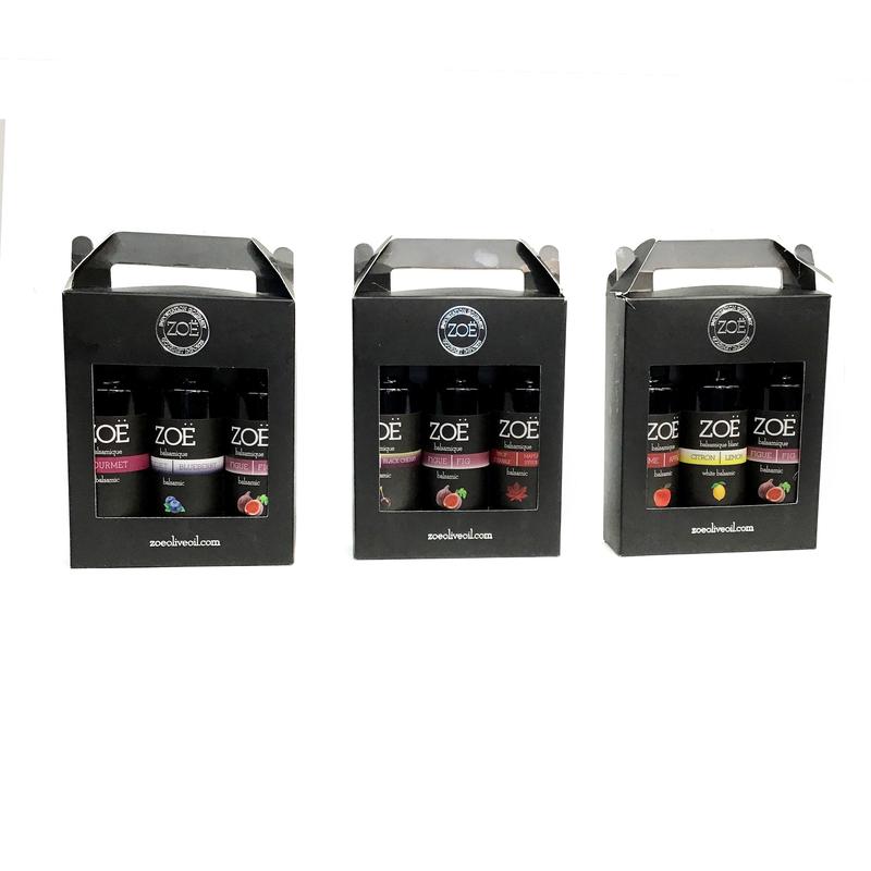 Zoe Olive Oil - Mini Trio - Balsamics