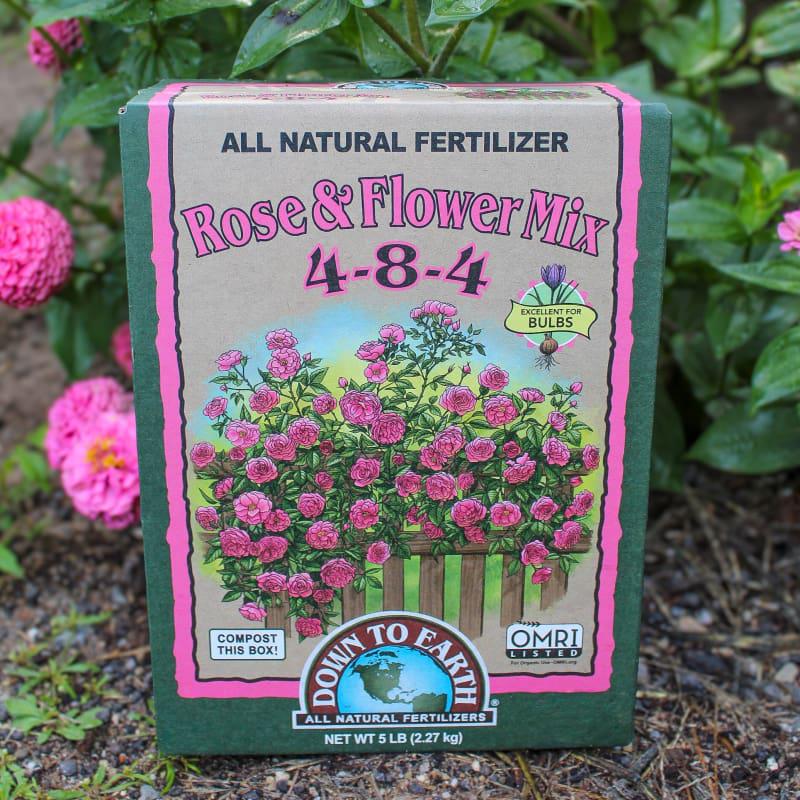 Down to Earth Rose & Flower Mix - NPK 4-8-4 (5 LB)