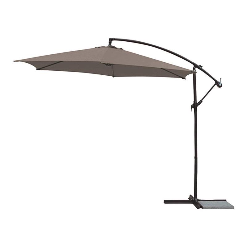 Umbrella, 10ft, Deluxe, Offset, Stone