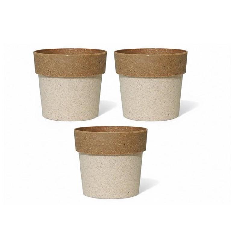 4.10 inch (10.5 cm) Arty Round Eco Pot