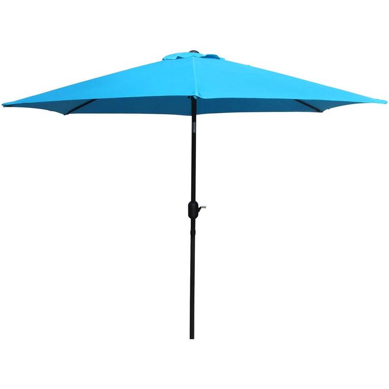 Umbrella, 7.6ft, Crank, Azure