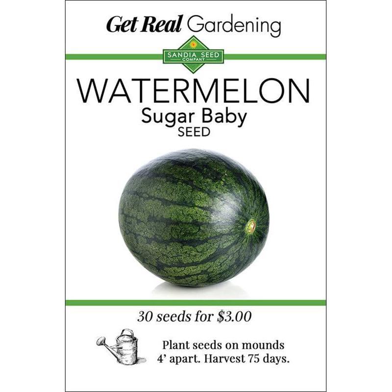 Watermelon - Sugar Baby Watermelon Seeds - Refreshing Flavor and Easy to Grow